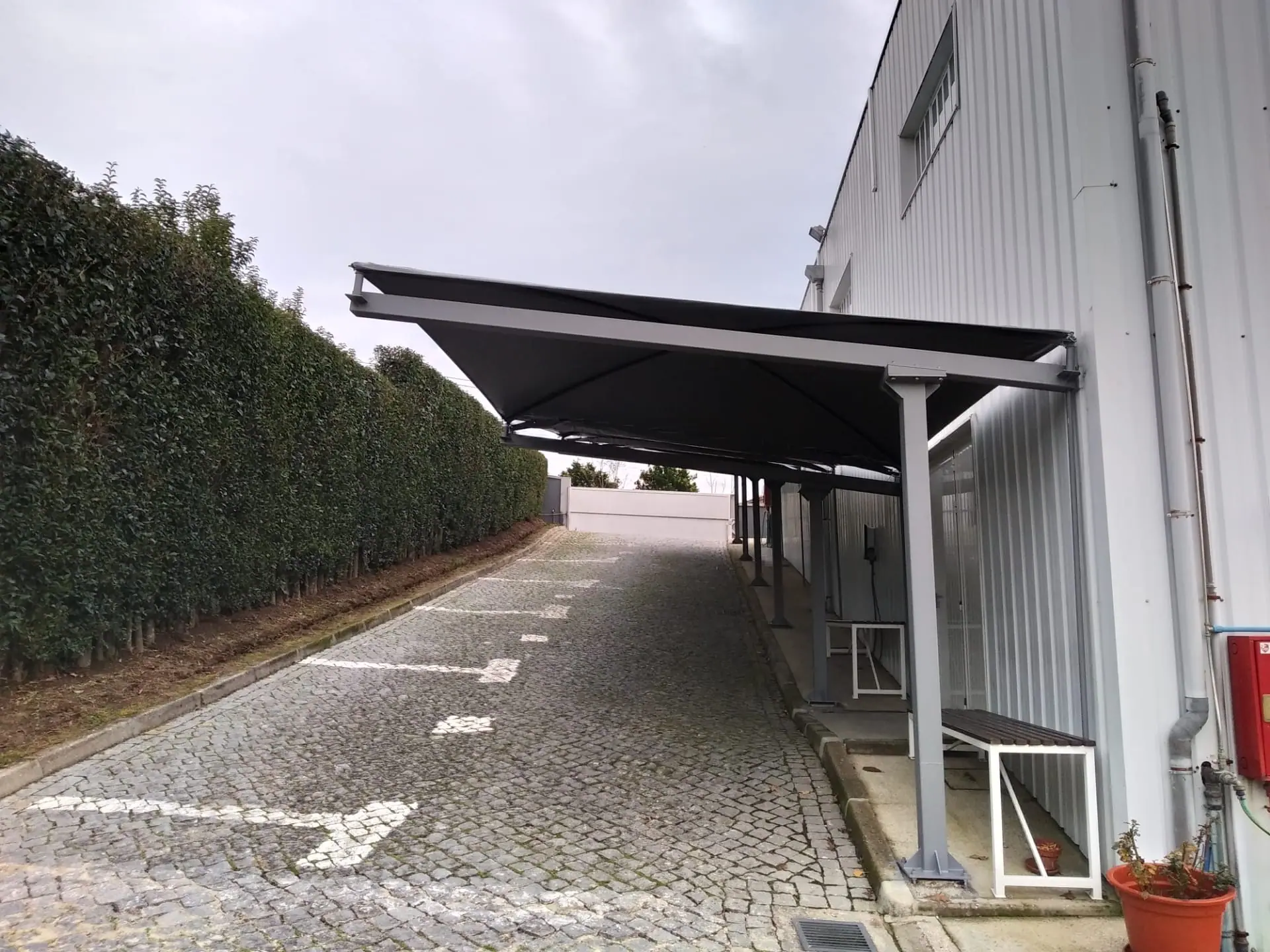 Carpas para Aparcamientos de Coches en Alicante | tec Tents
