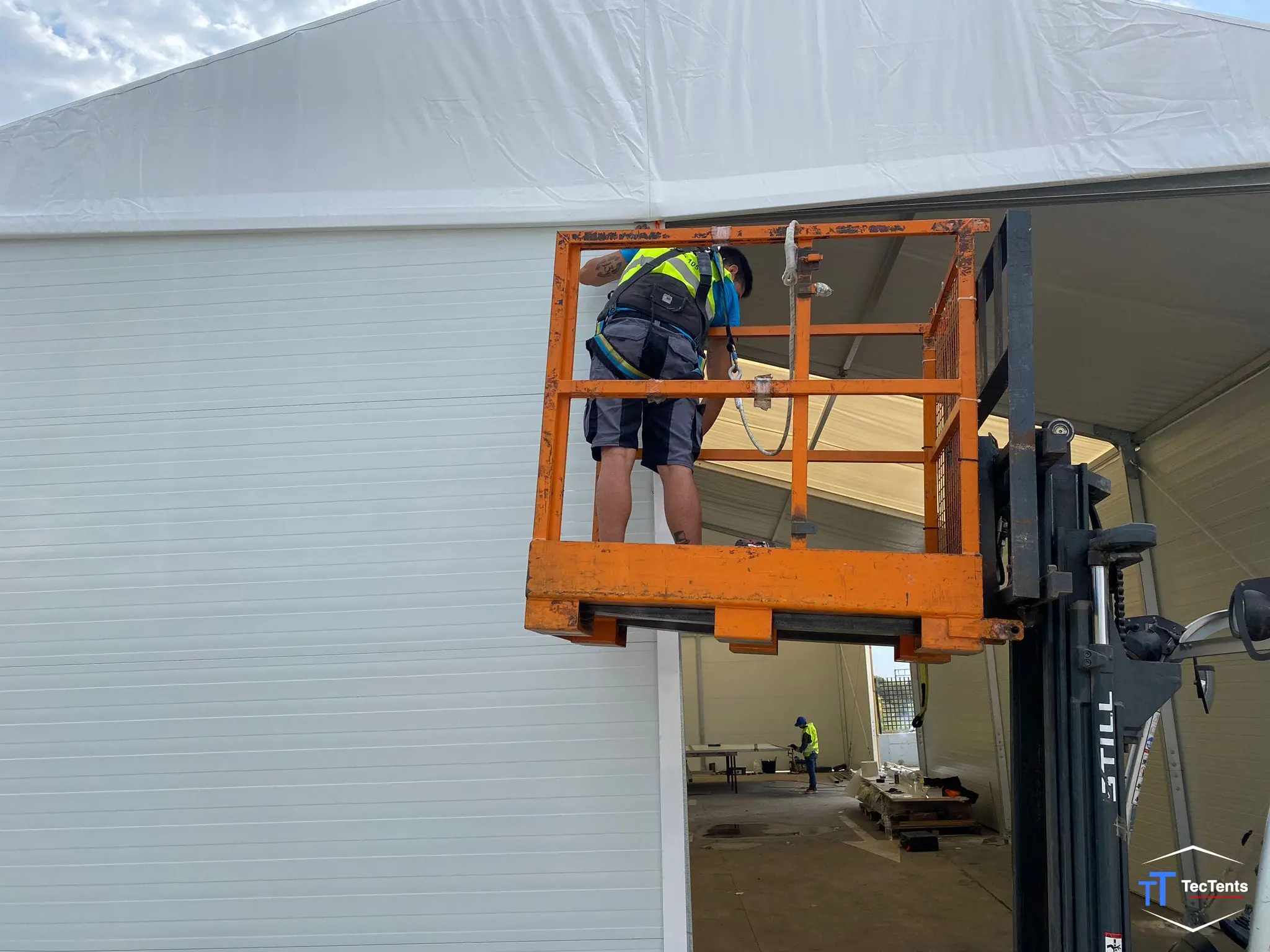 Carpa industrial - Málaga 8x25x4m TecTents
