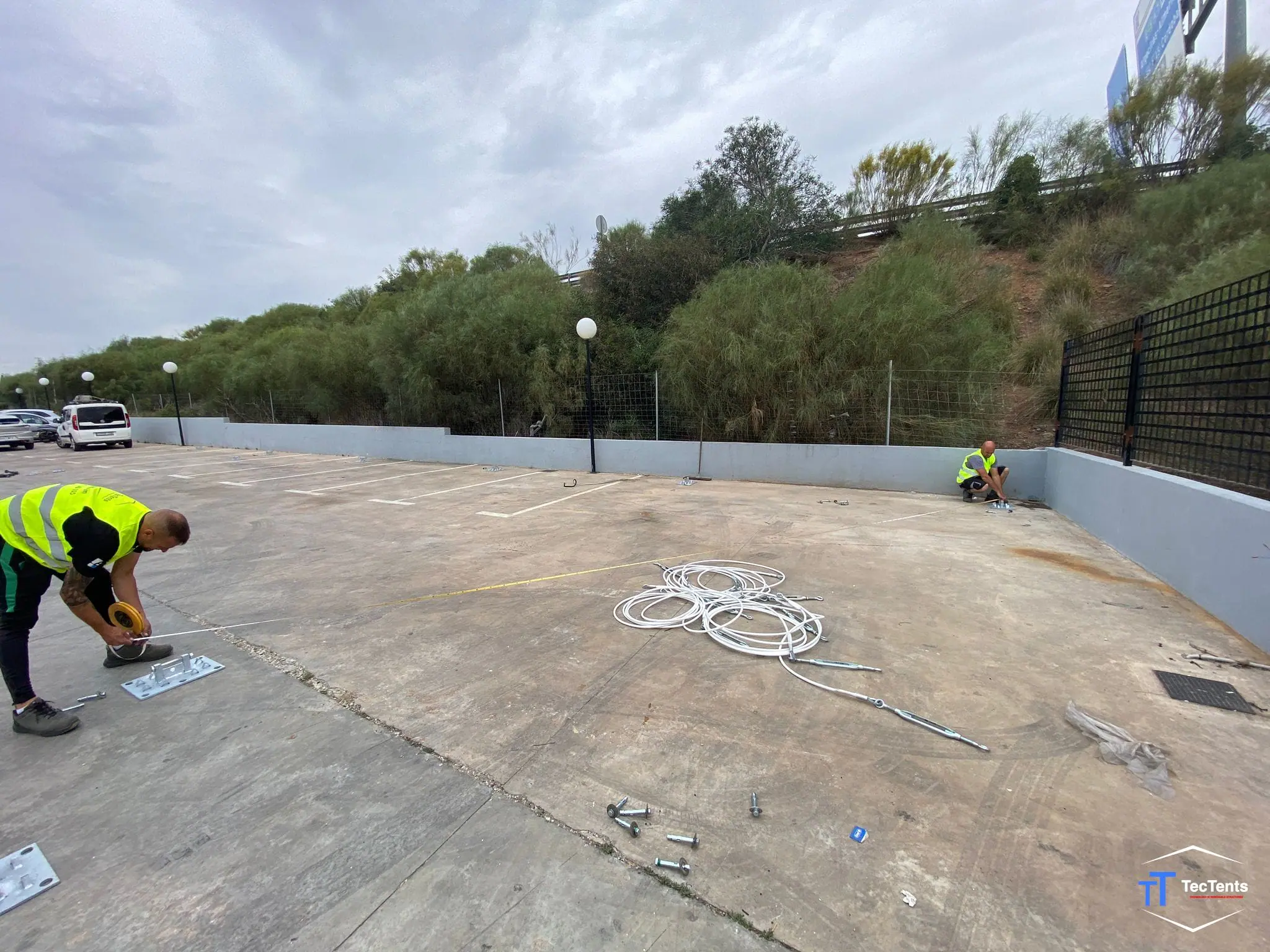 Carpa industrial - Málaga 8x25x4m TecTents