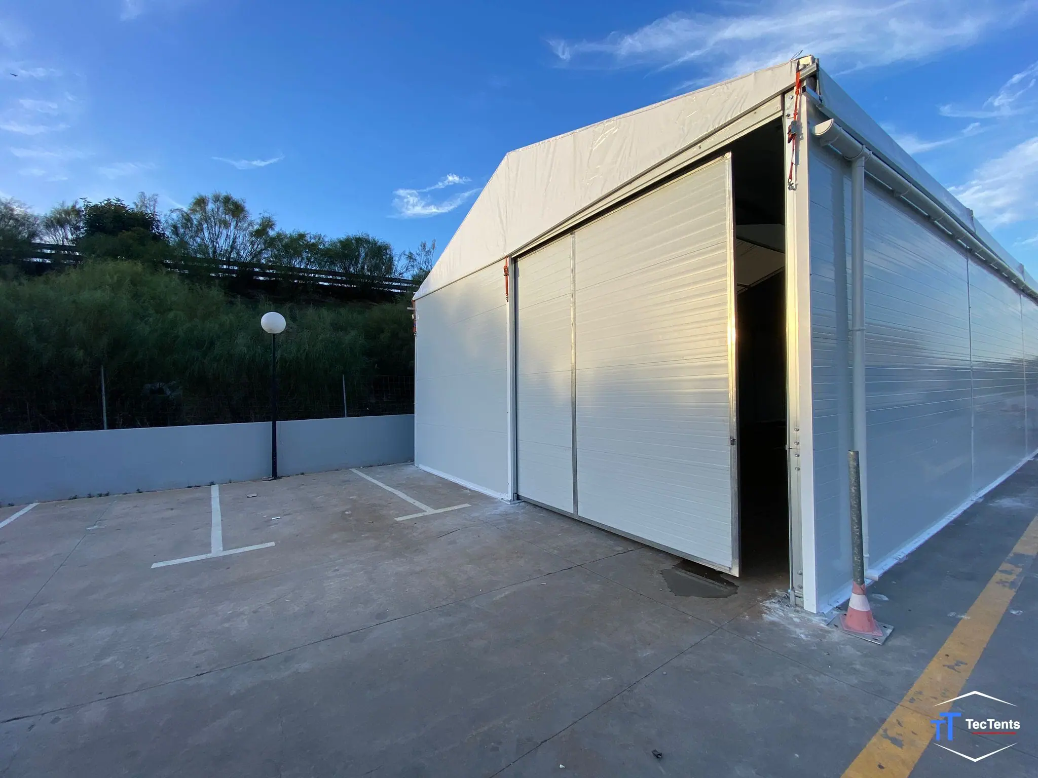 Carpa industrial - Málaga 8x25x4m TecTents