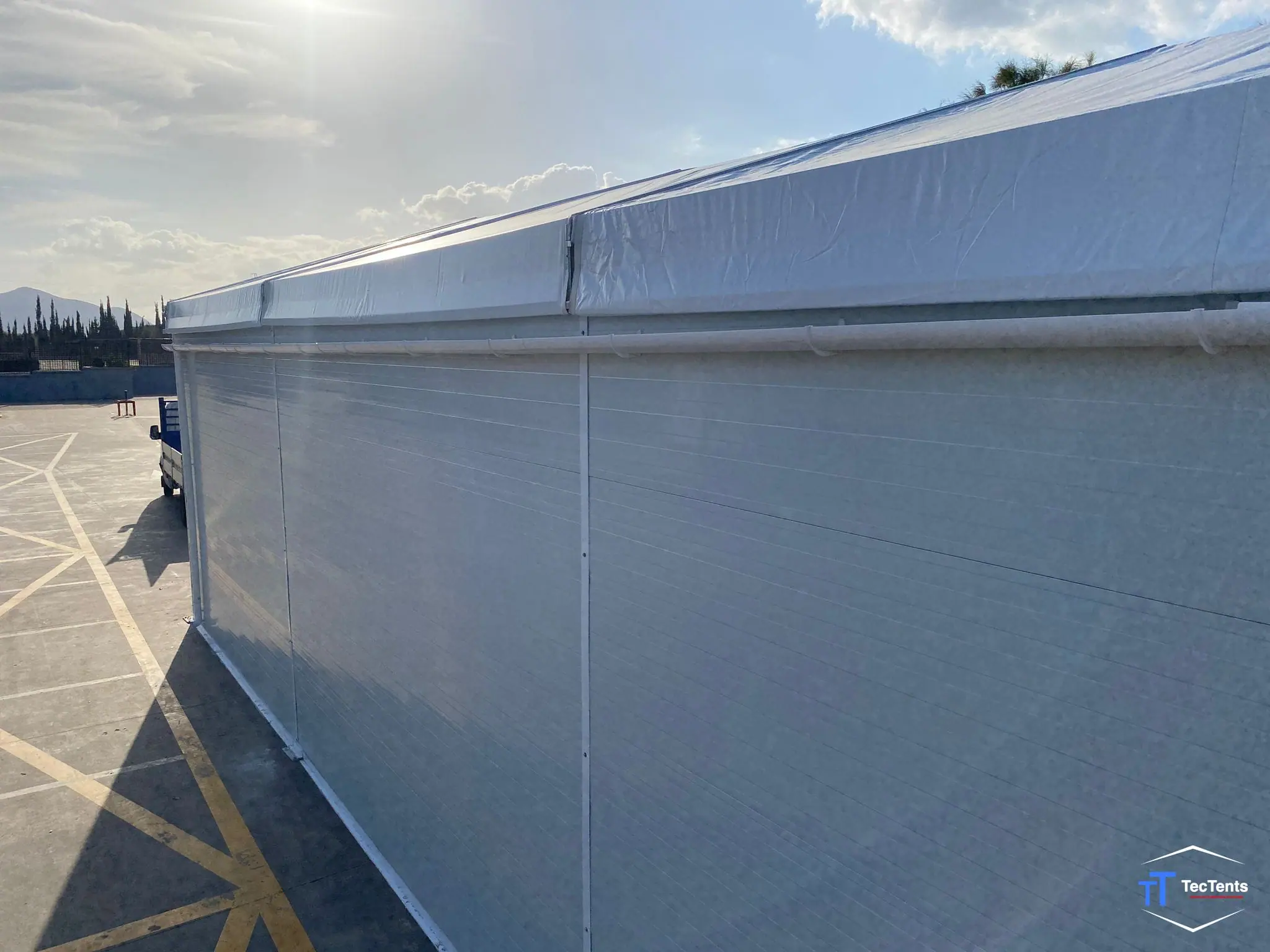 Carpa industrial - Málaga 8x25x4m TecTents