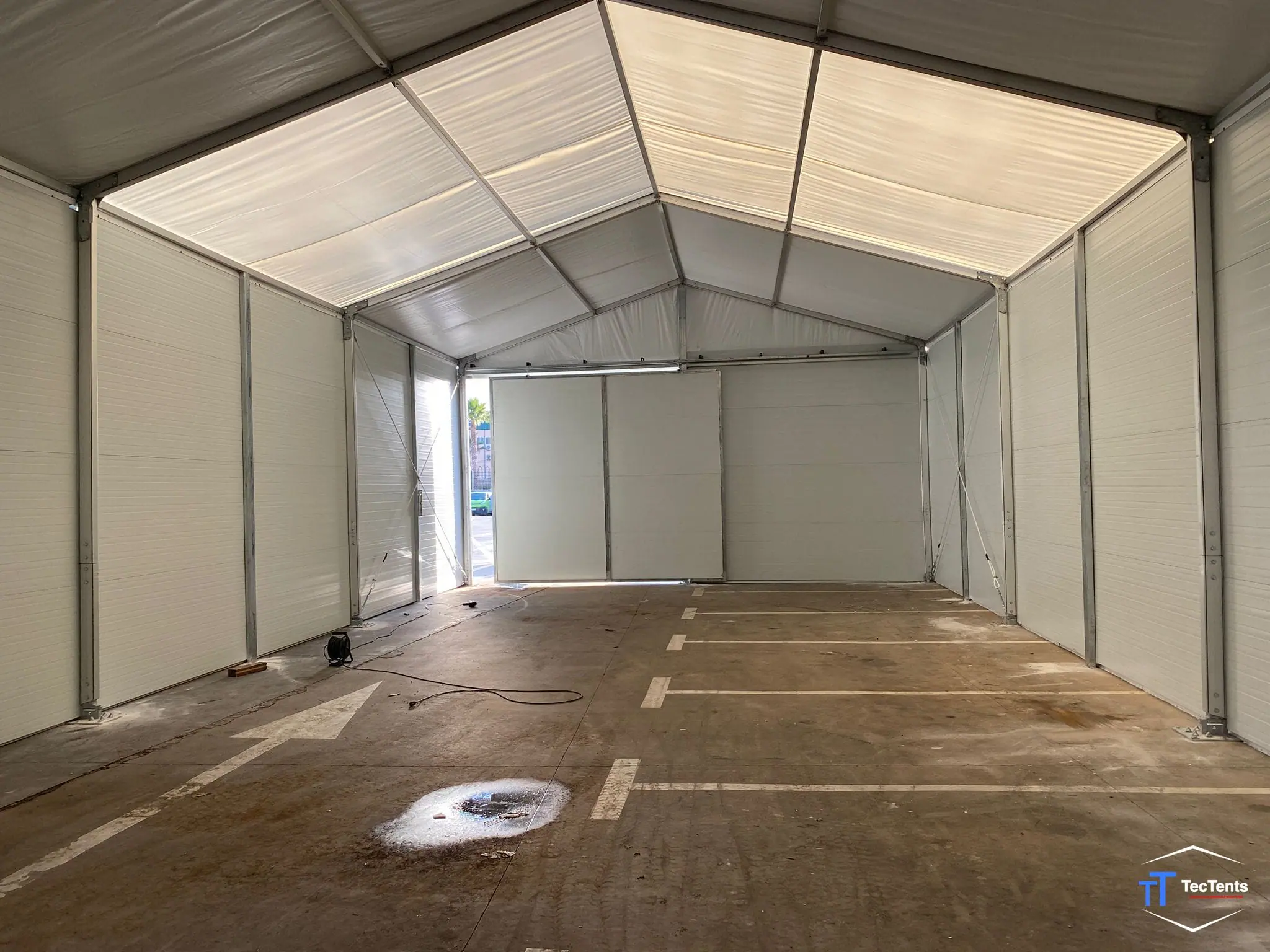 Carpa industrial - Málaga 8x25x4m TecTents