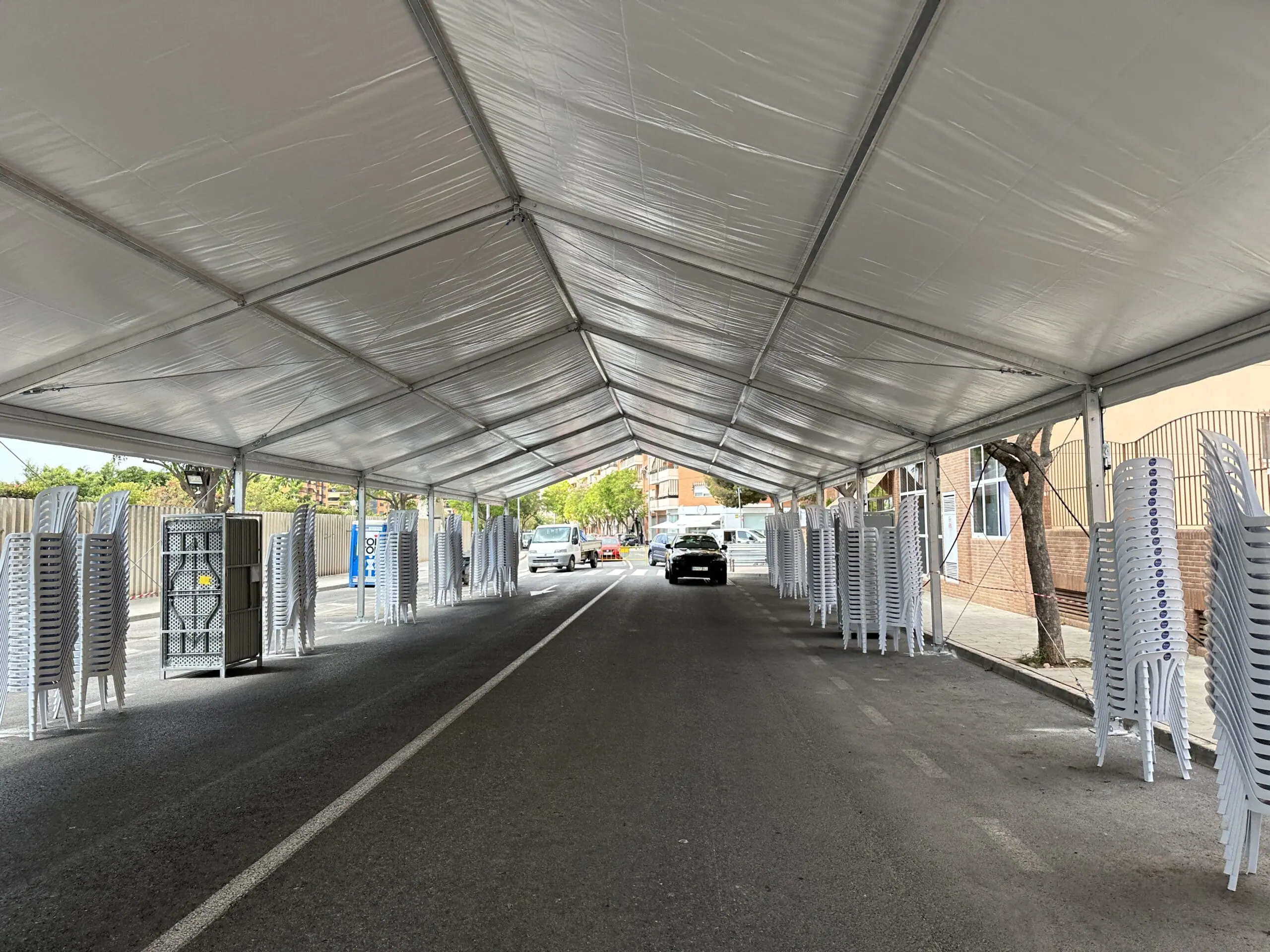 Carpa 10x40m - Tec Tents