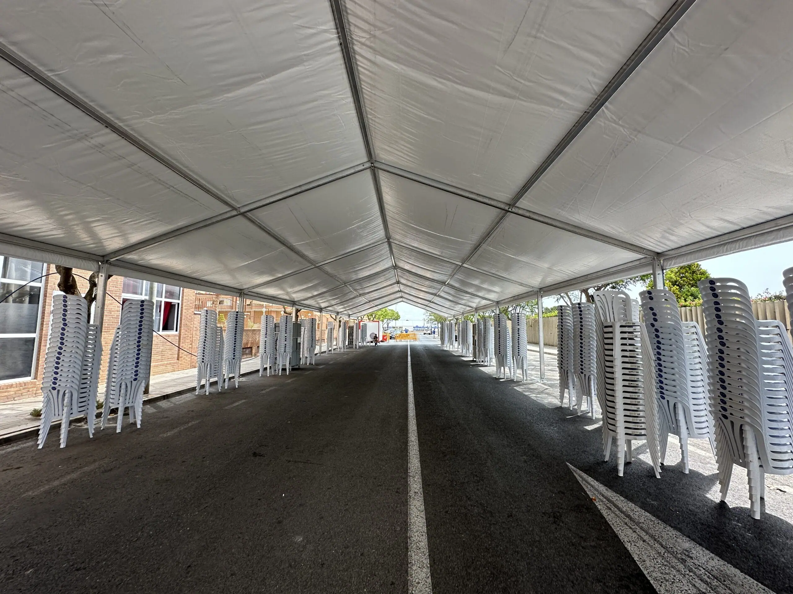 Carpa 10x40m - Tec Tents