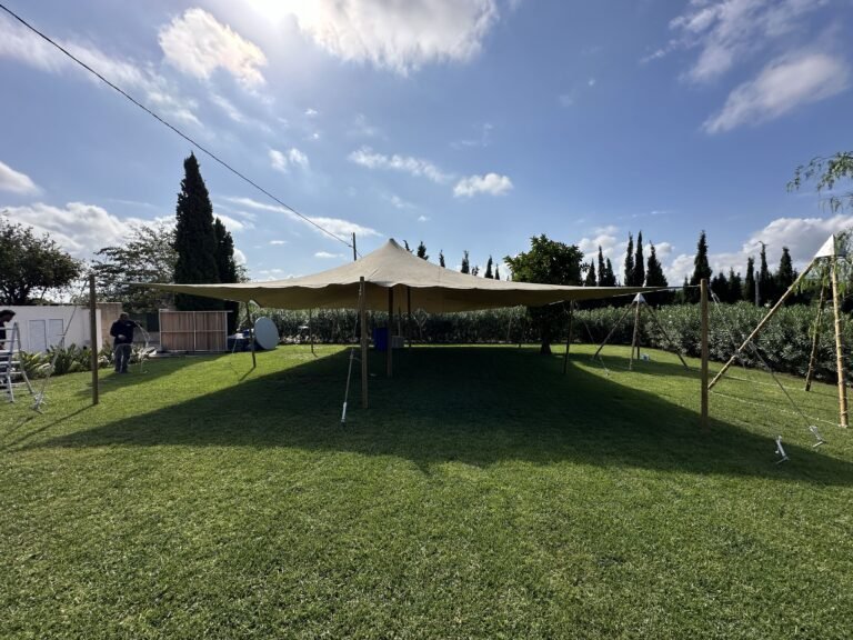 Carpa beduina para boda al aire libre