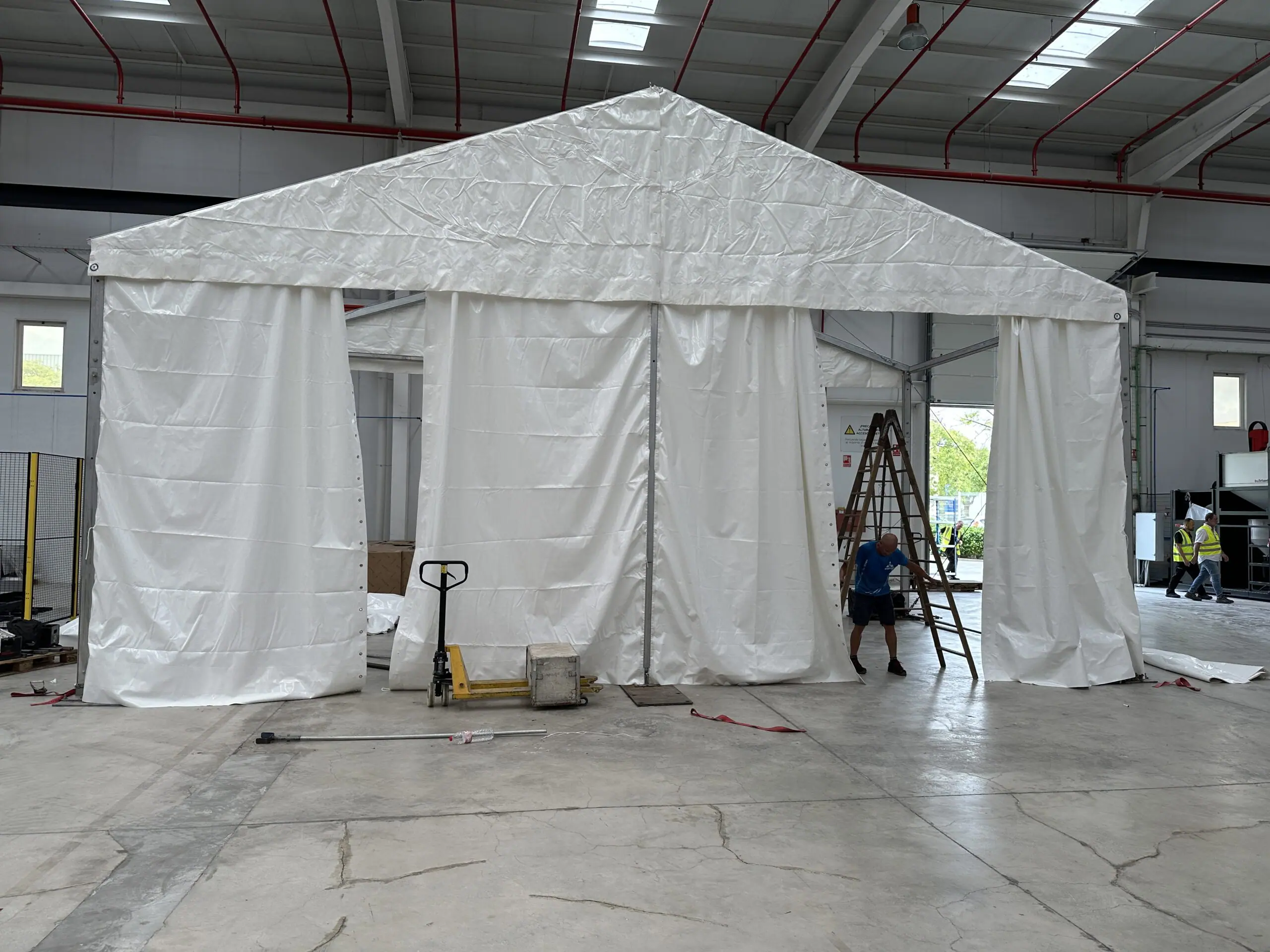 Carpa a 2 aguas 10x5m con pata de 4m- Tec Tents (49)