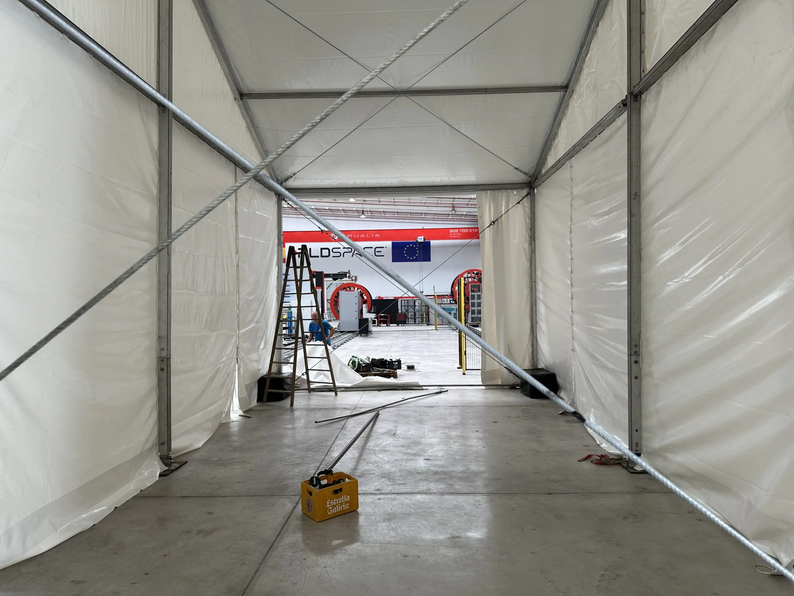 Carpa a 2 aguas 10x5m con pata de 4m- Tec Tents (9)