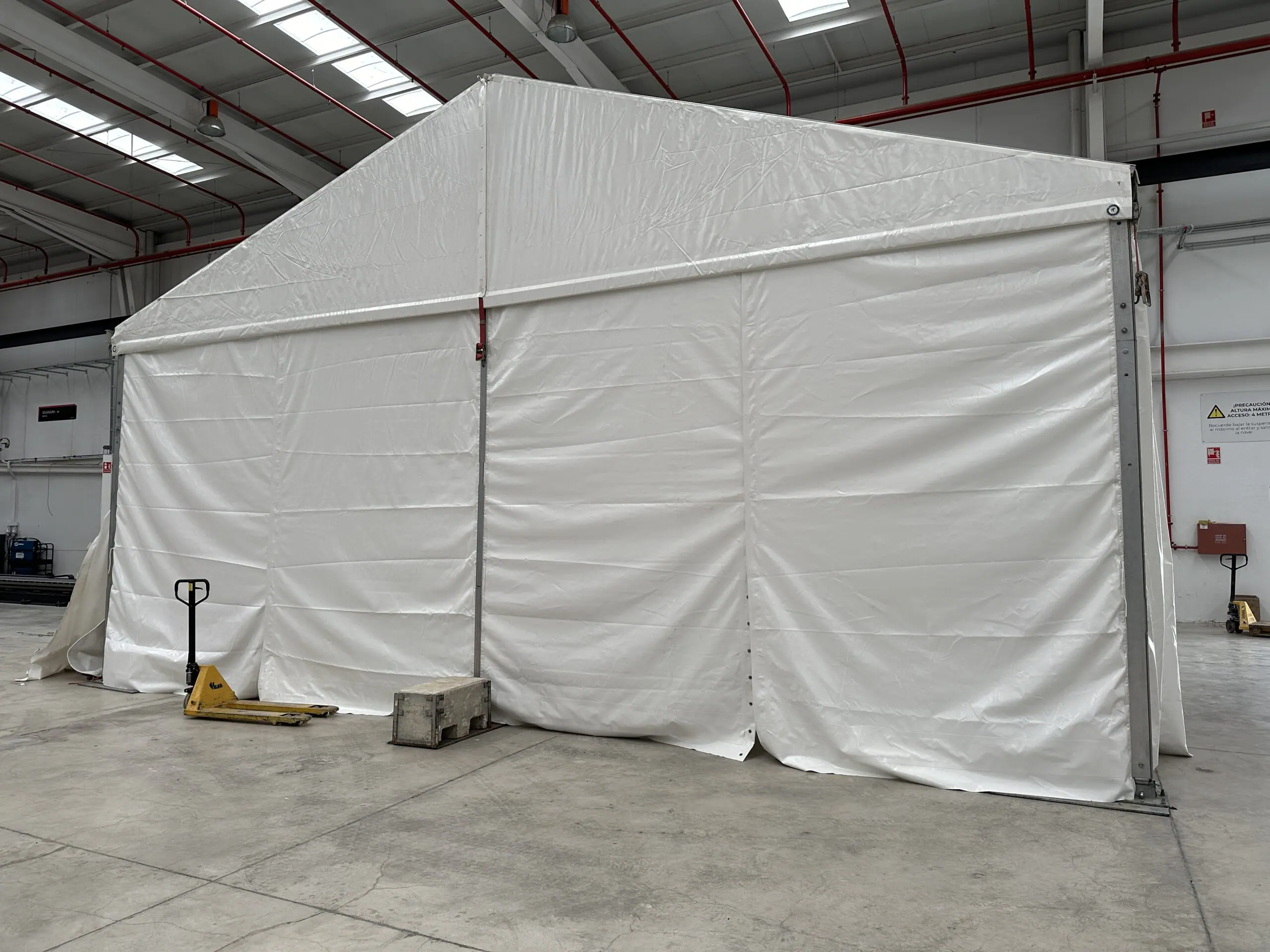 Carpa a 2 aguas 10x5m con pata de 4m- Tec Tents (9)