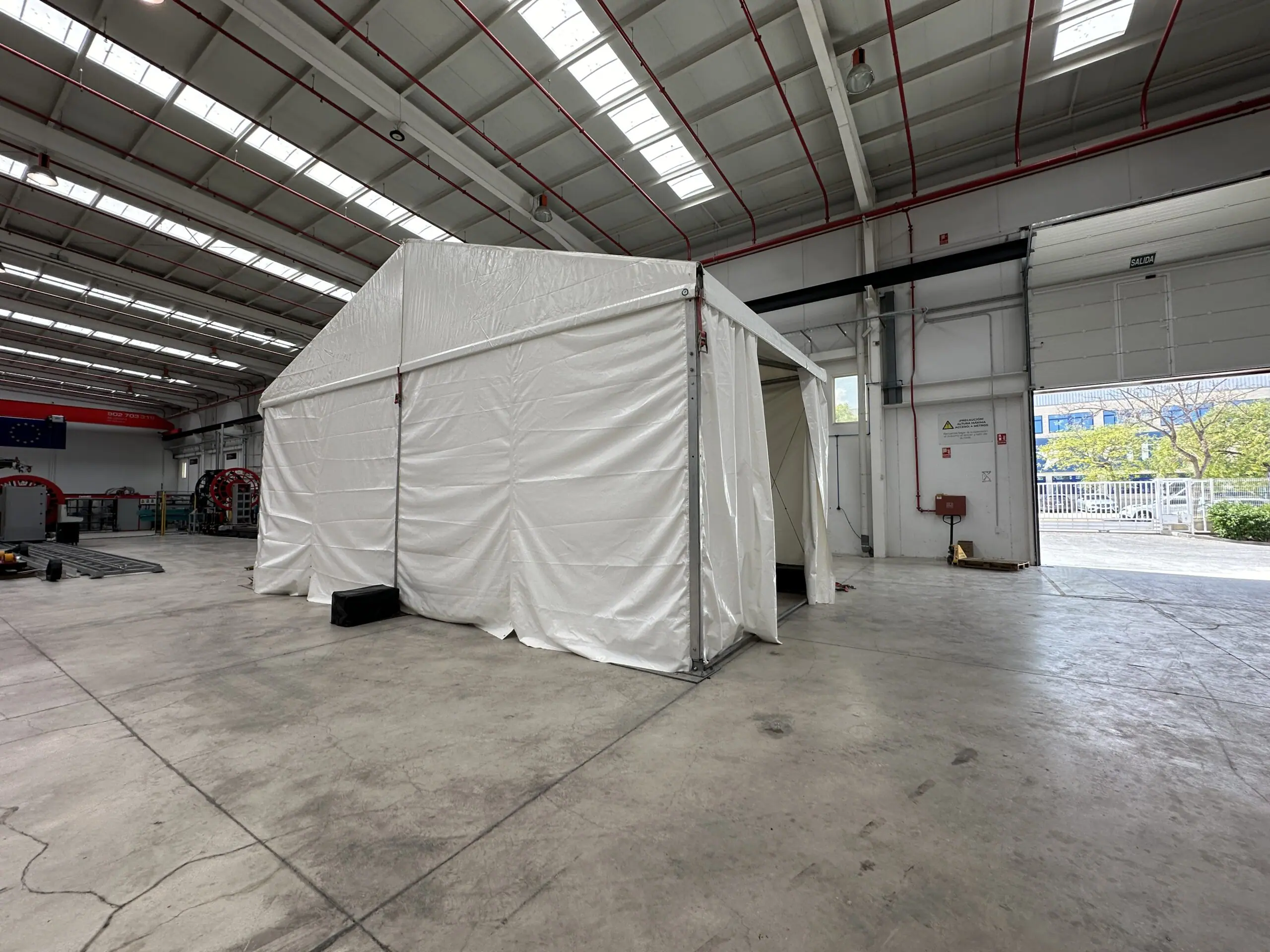 Carpa a 2 aguas 10x5m con pata de 4m- Tec Tents (62)